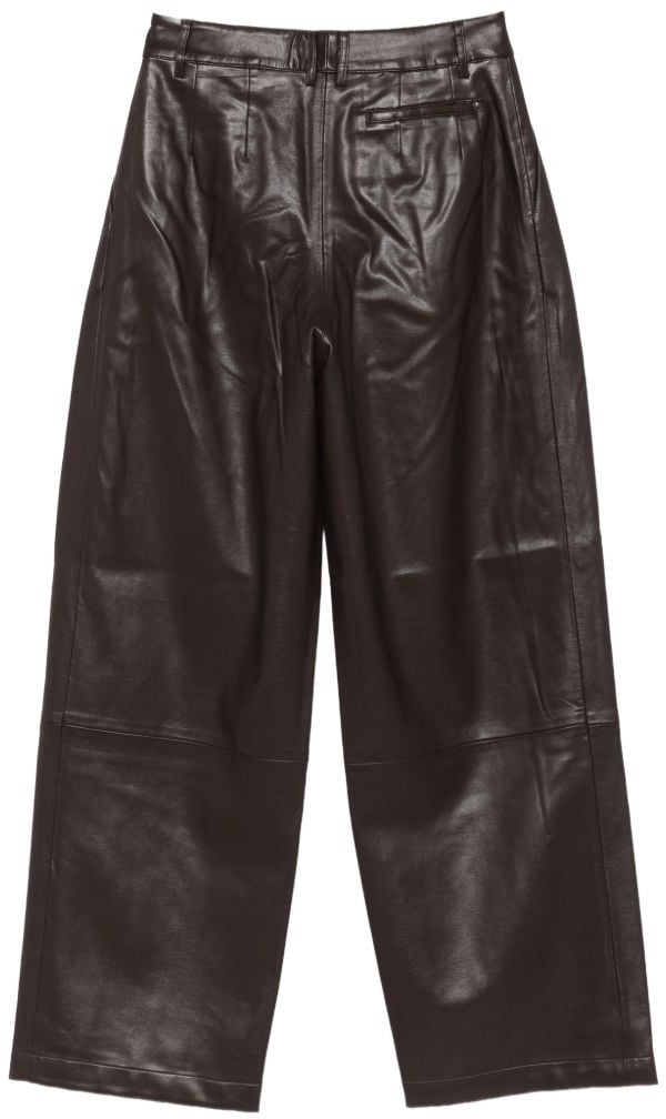 032C Jeva faux leather trousers