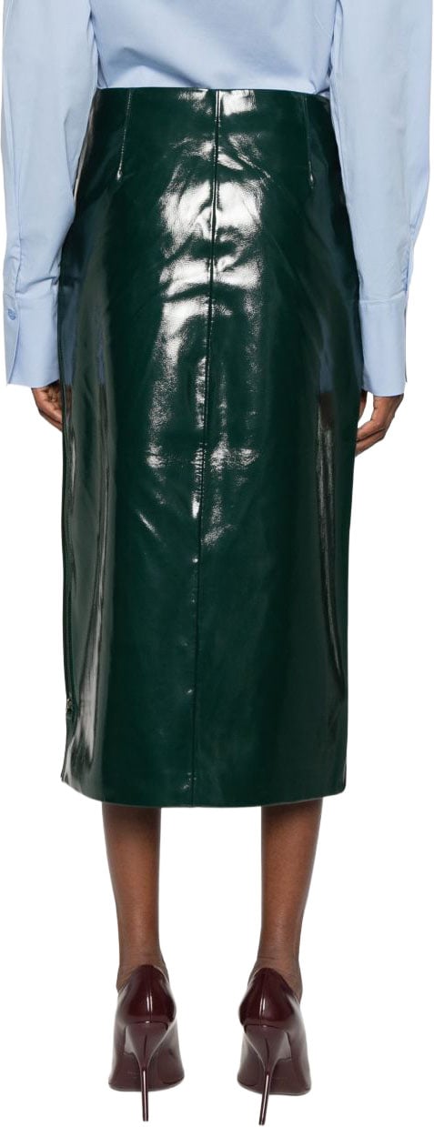 032C Samantha faux leather skirt