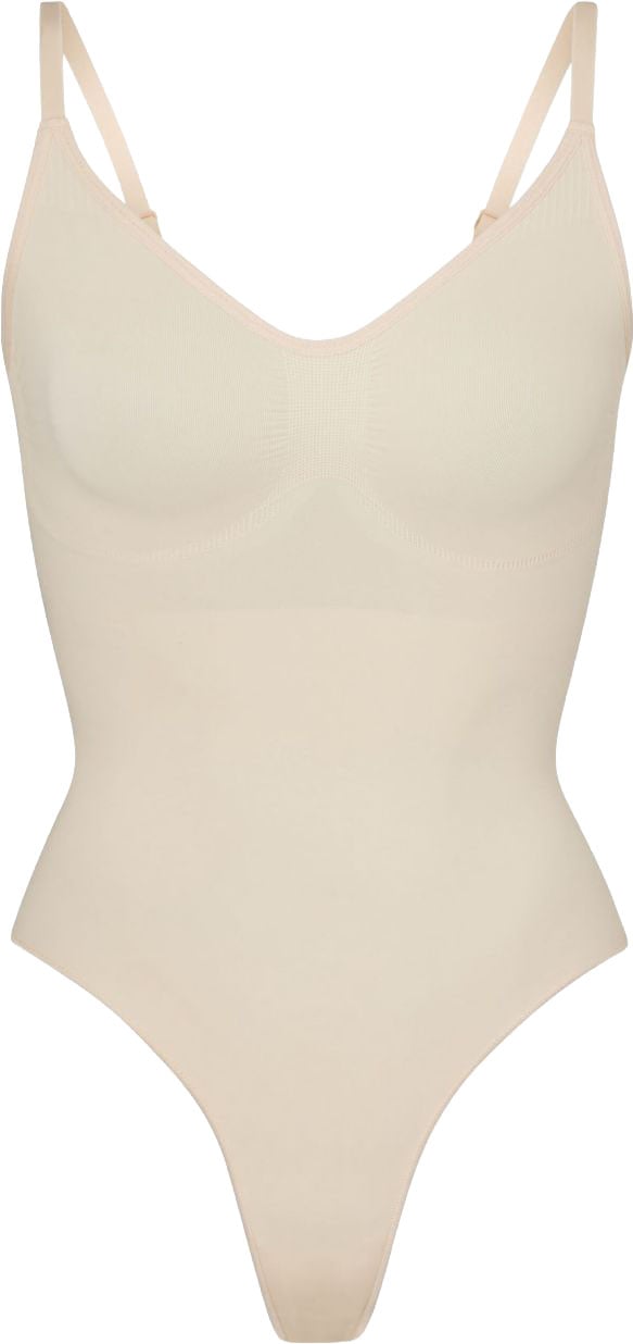 032C Seamless thong bodysuit