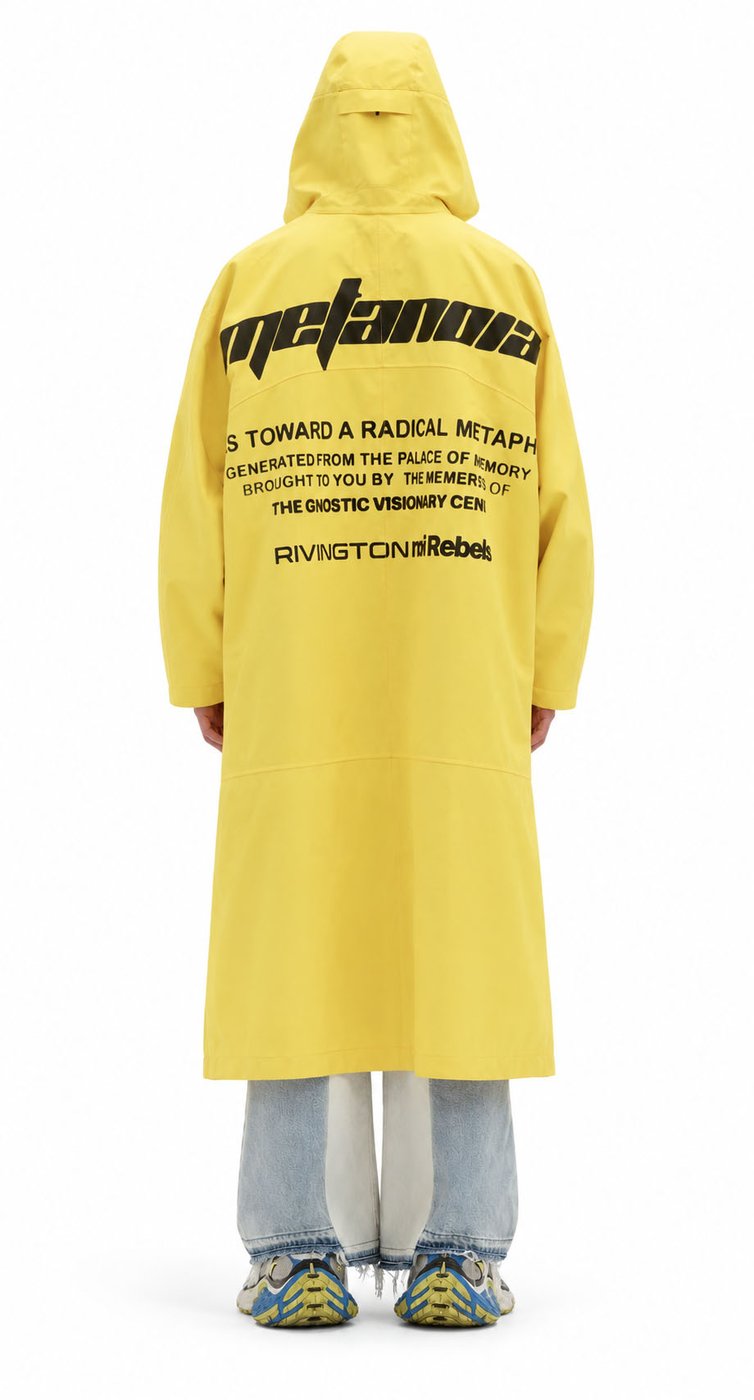Noahs trench coat yellow