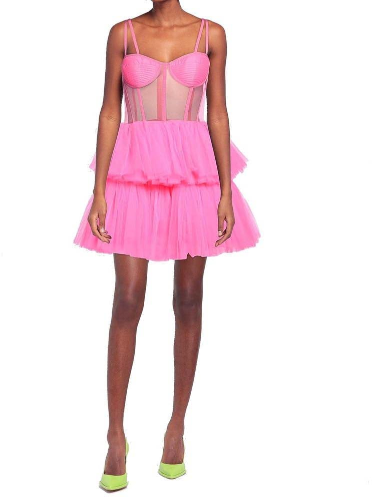 19:13 DRESSCODE Multicolor Cotton Cocktail Dress