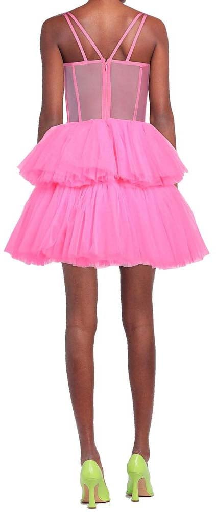 19:13 DRESSCODE Multicolor Cotton Cocktail Dress