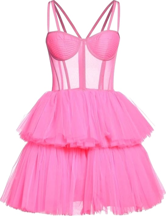19:13 DRESSCODE Multicolor Cotton Cocktail Dress