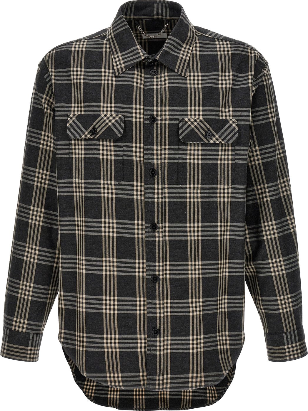 1989 Studio Gray Cotton Blouse