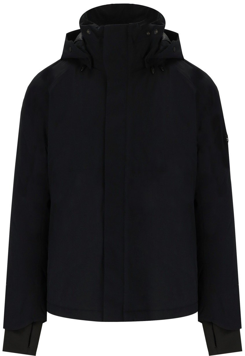 Weryk Black Blue Hooded Jacket Black