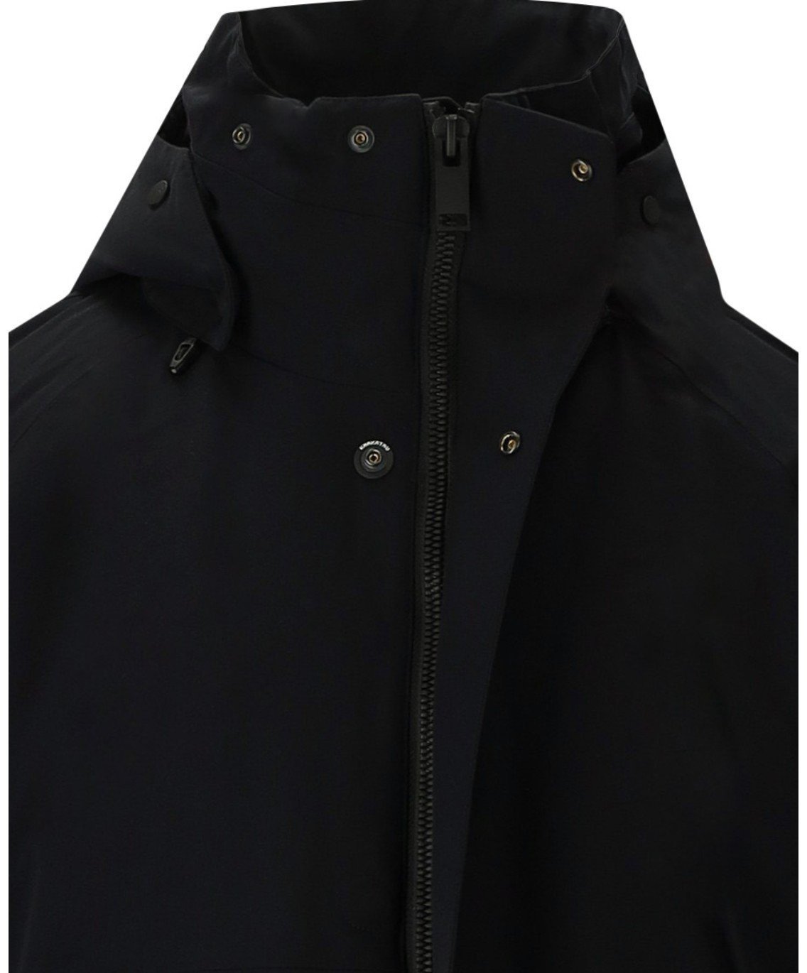 Weryk Black Blue Hooded Jacket Black