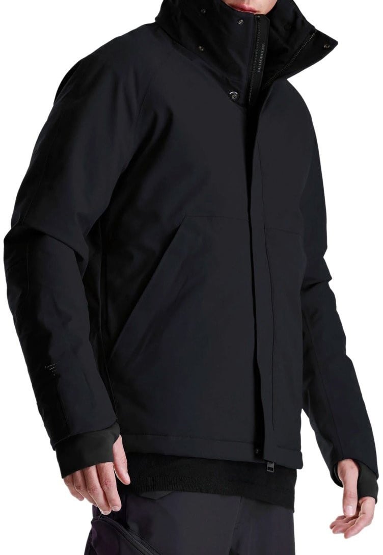 Weryk Black Blue Hooded Jacket Black