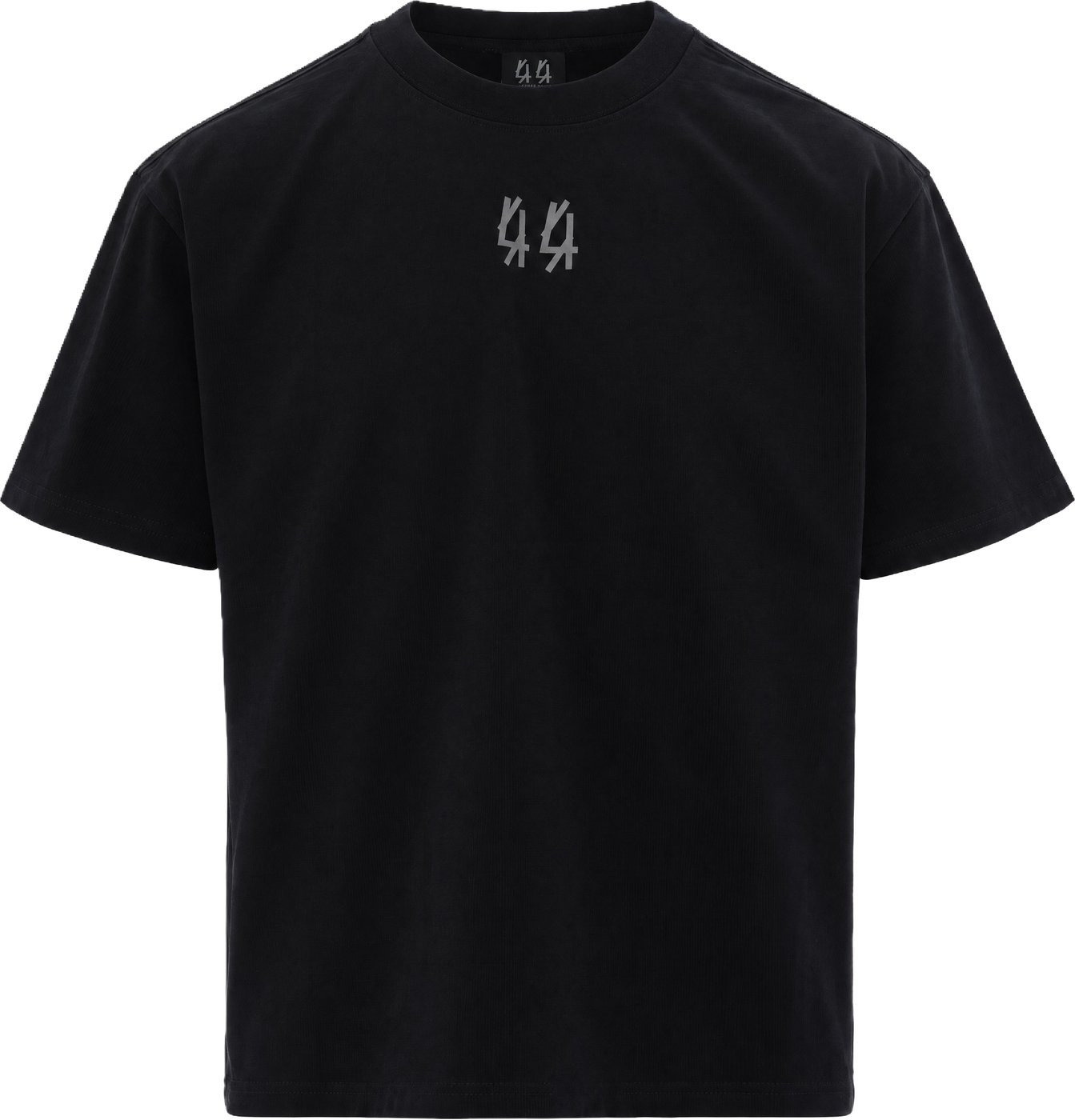 T-Shirts And Polos Black Classic 44 Solid Dark Sa
