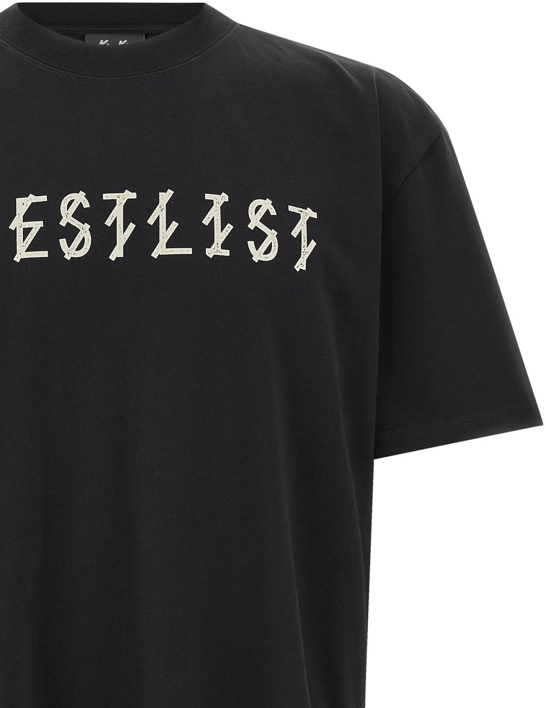44 Label Group Black Cotton T-Shirt