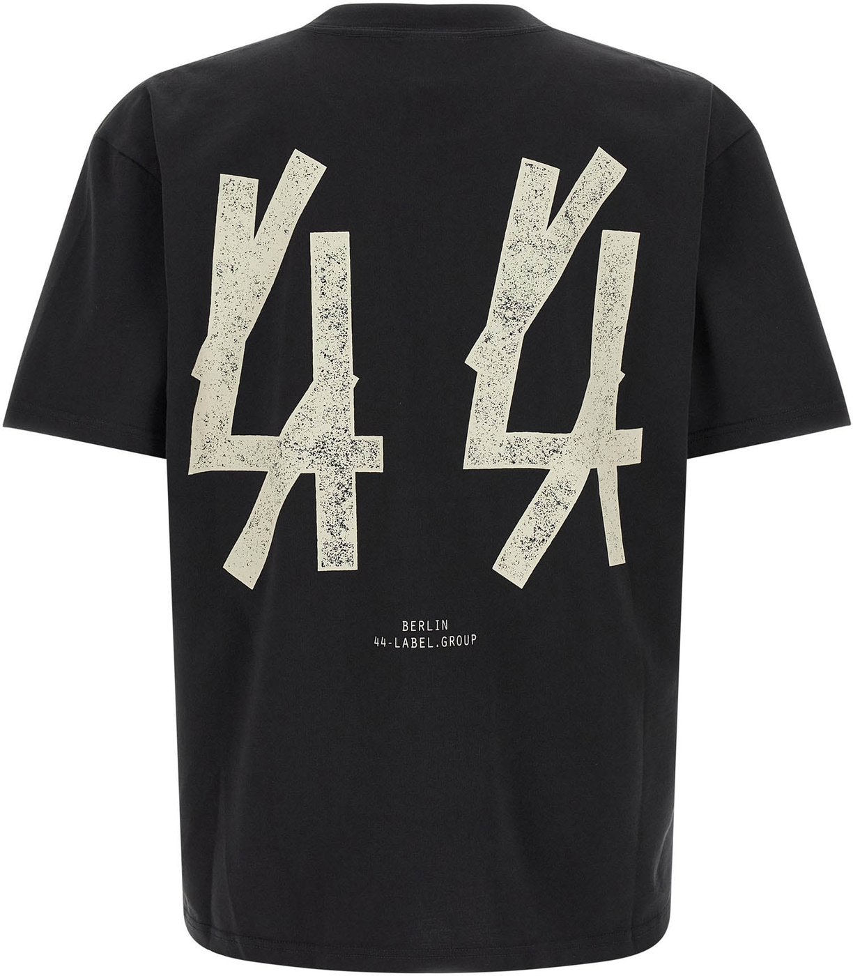 44 Label Group Black Cotton T-Shirt