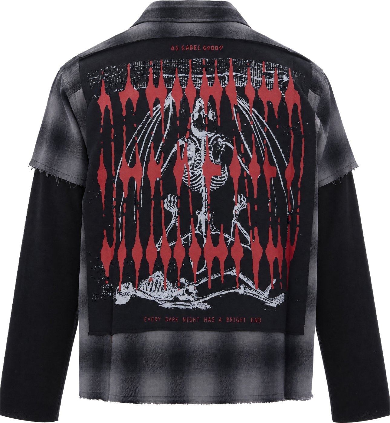 Shirts Overdye Gray High Risk Red Pat