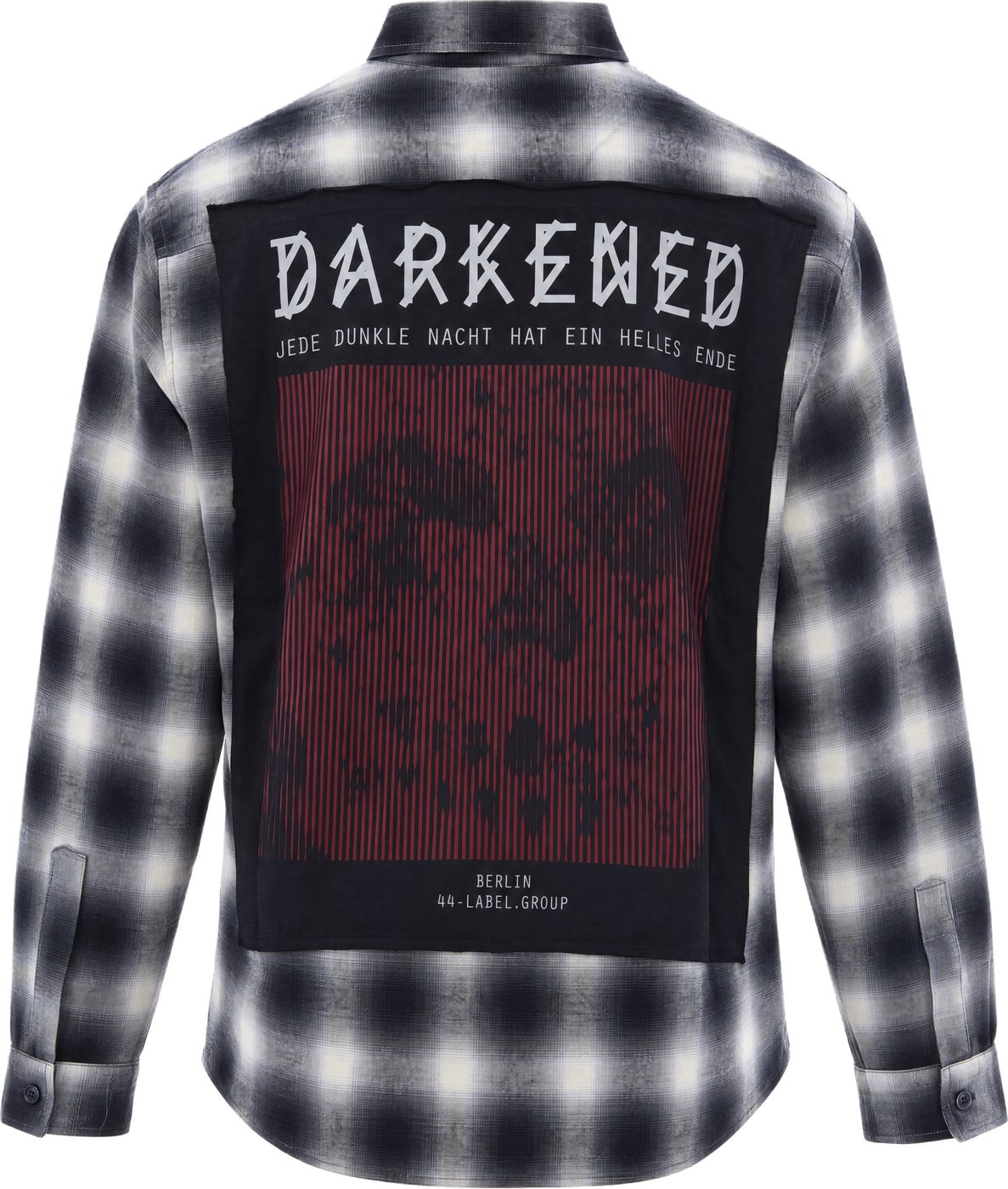 Shirts Gray Dark Red Patch