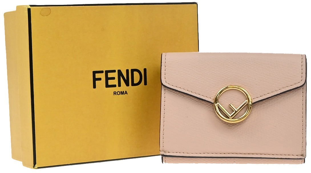 Fendi F is Fendi Trifold Leather Micro