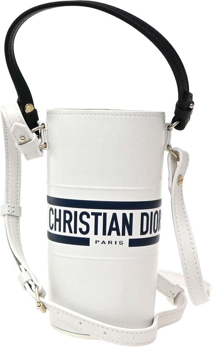 Christian Dior Vibe Bottle Holder Printed Leather