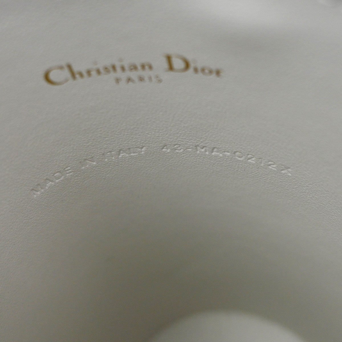 Christian Dior Vibe Bottle Holder Printed Leather