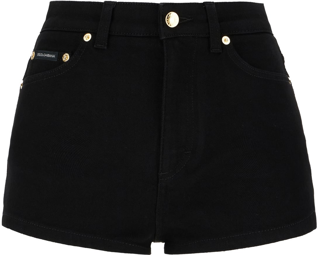 Dolce & Gabbana Black denim shorts