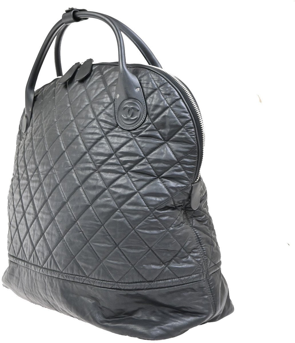 Chanel Horizontal Sport Weekender Quilted Coated Canvas XL