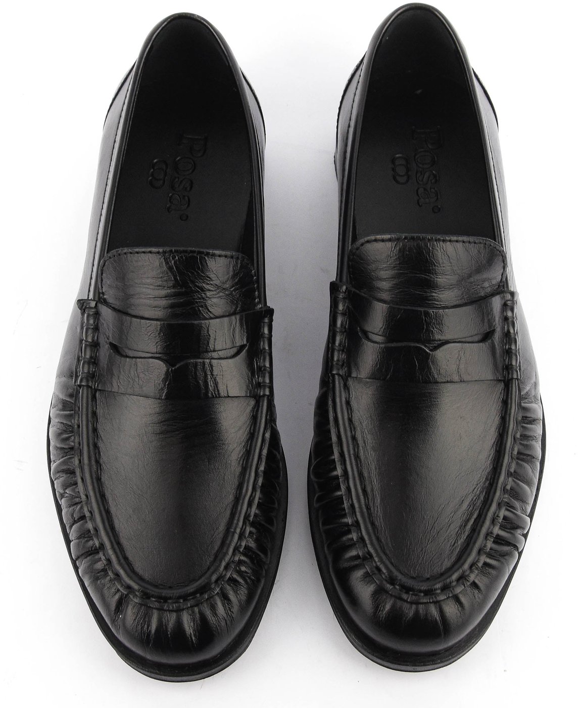 Penny Loafer Wrinkle Black