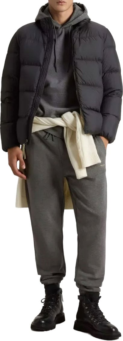 Men Cloud Eagle Jacket Black