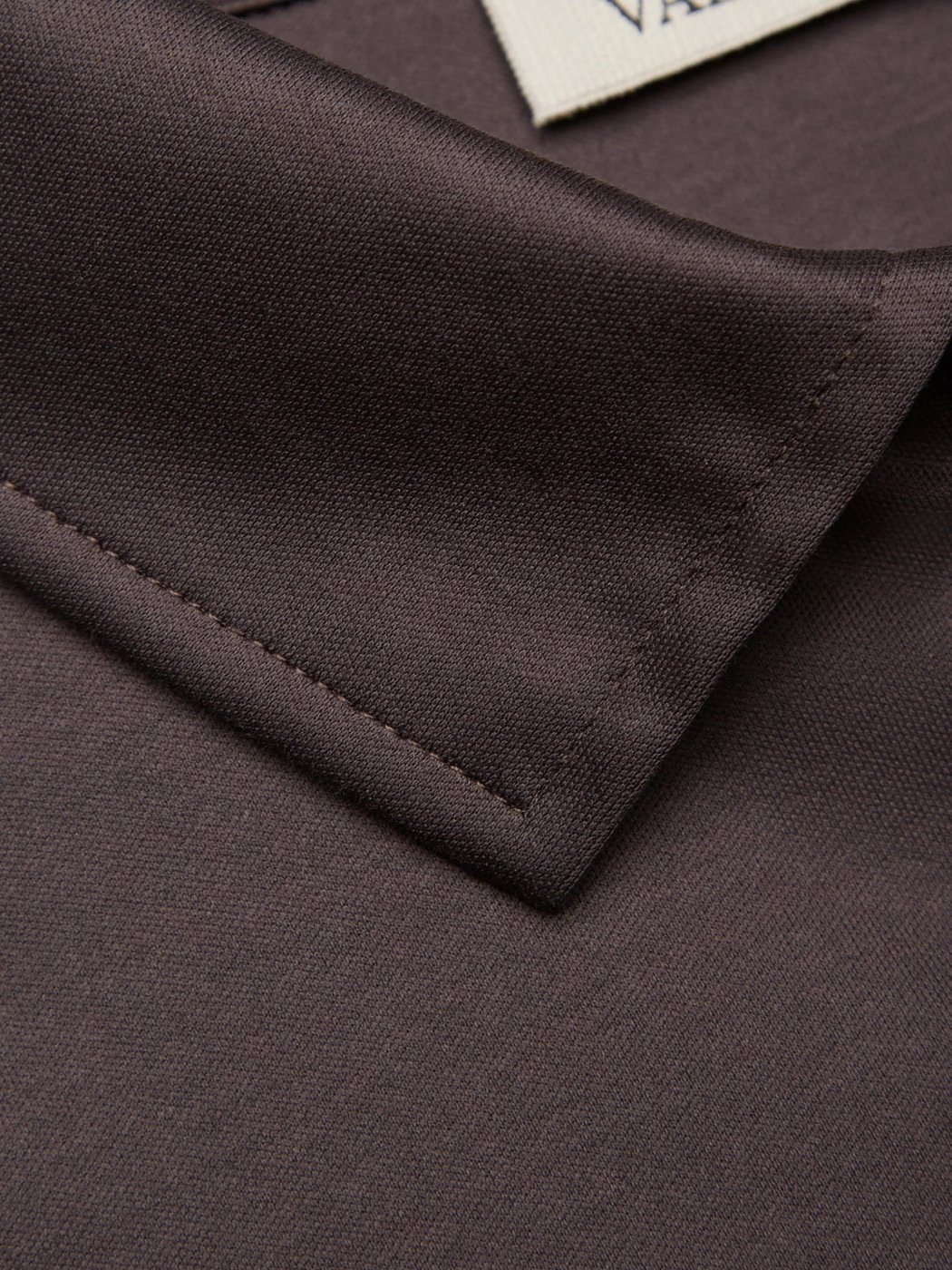 Supima Zip Polo Ebony