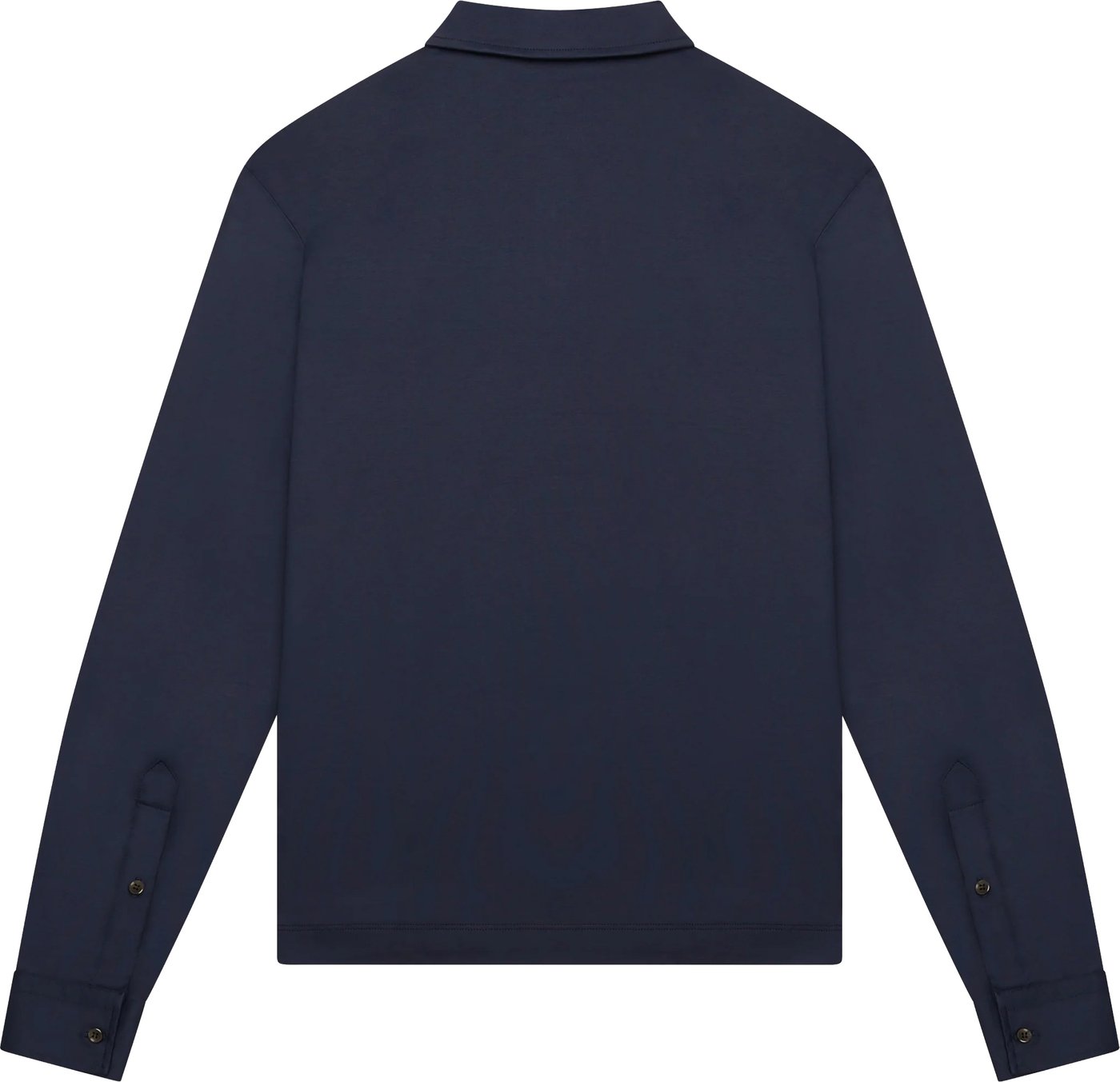Supima Zip Polo Navy