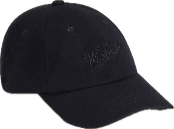 Solid Wool Baseball Cap Melton Blue