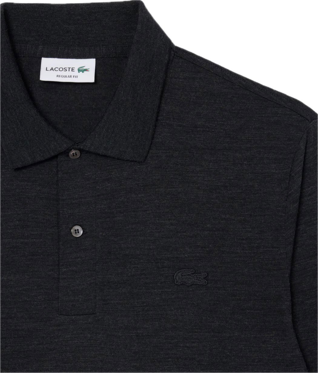 polo lange mouwen donkergrijs