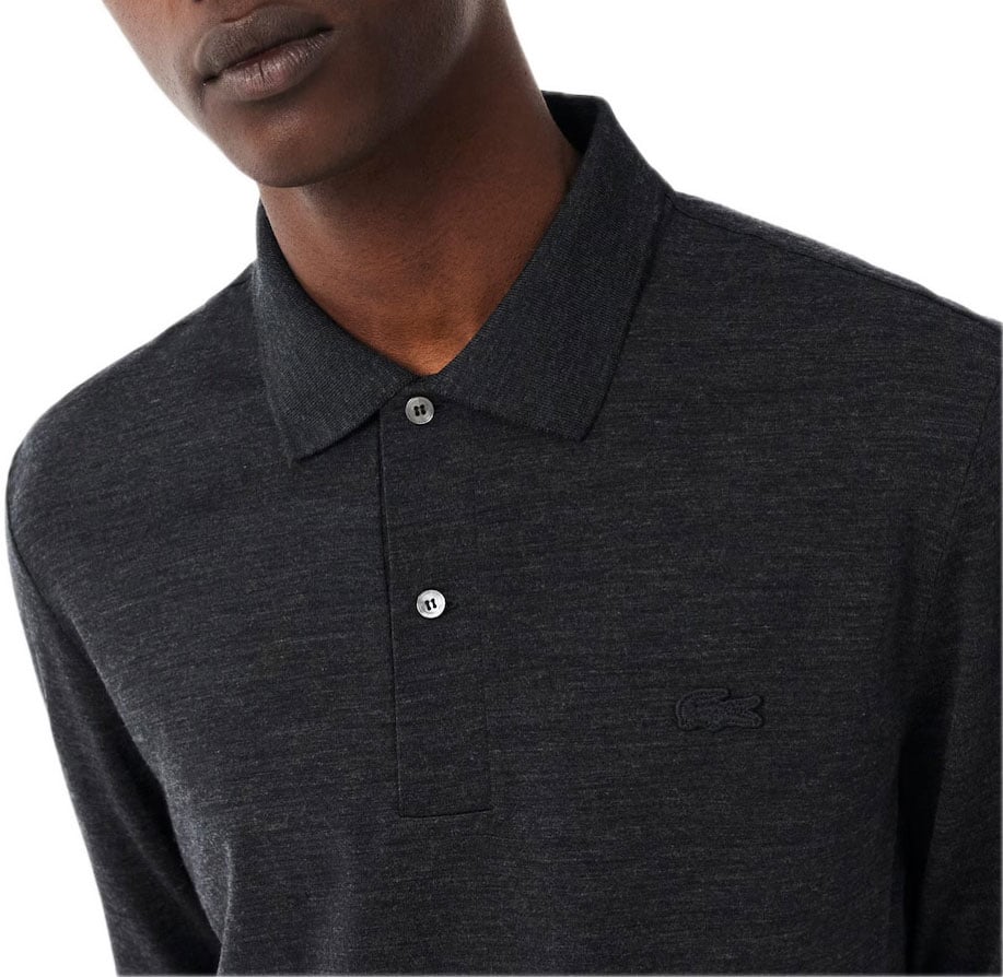 polo lange mouwen donkergrijs
