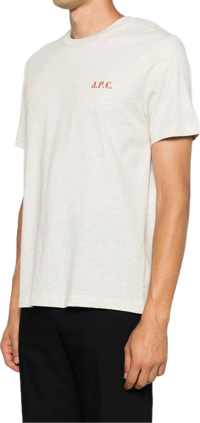 t-shirt ecru chine