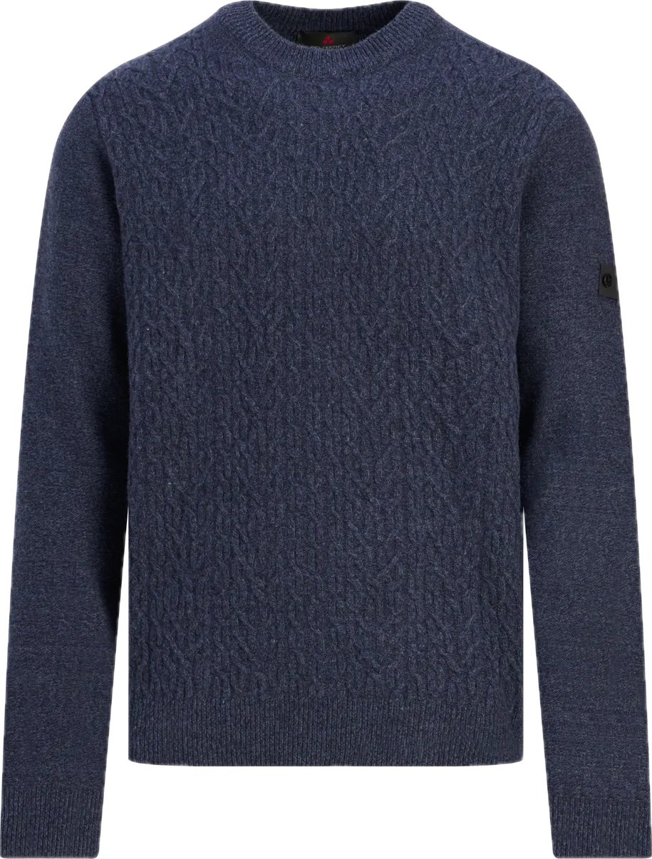 trui ronde hals Alcione blauw