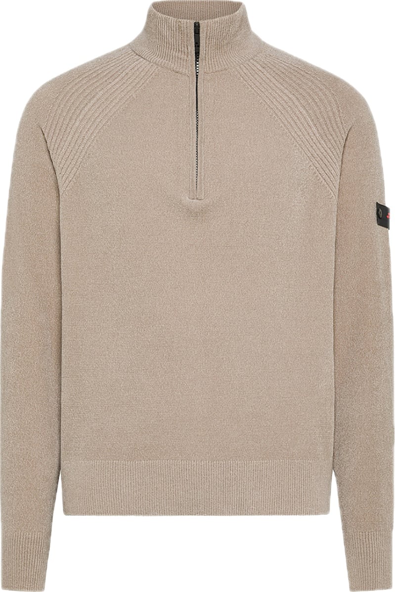 zippullover beige Crivelli