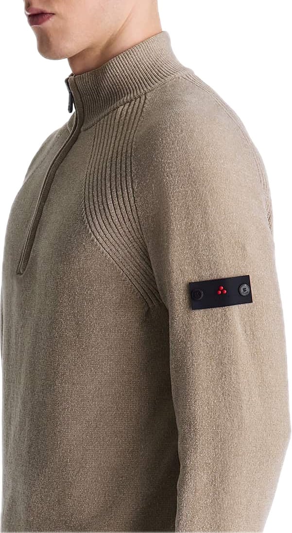 zippullover beige Crivelli
