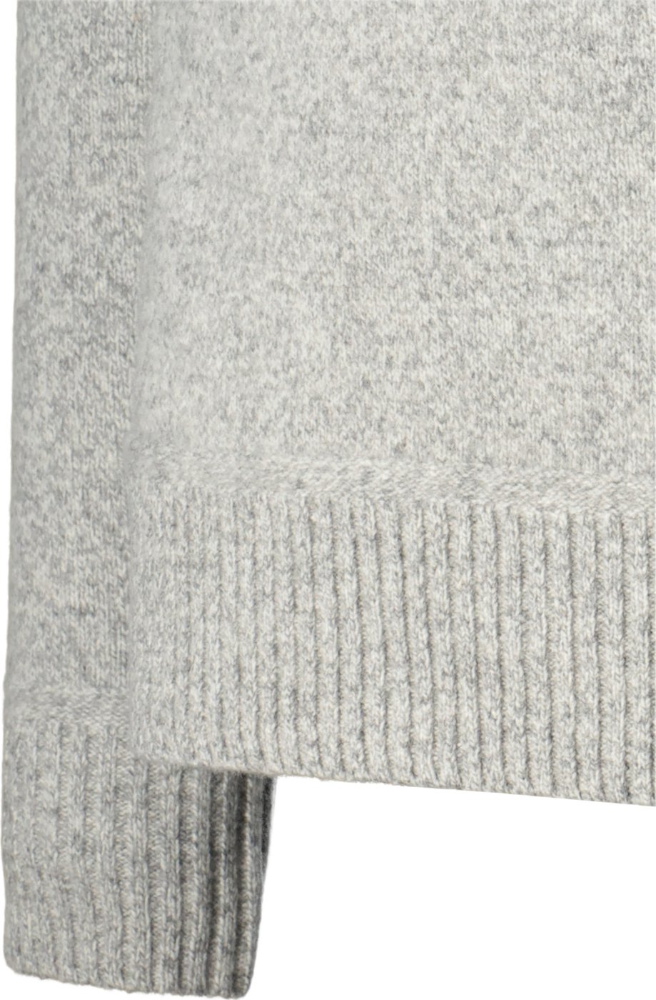 zippullover lichtgrijs Braille