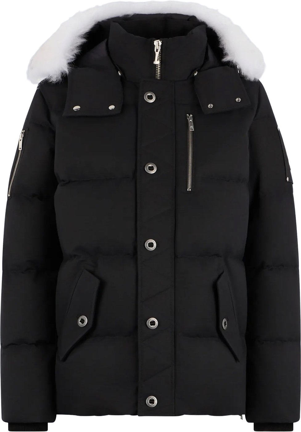 3Q Jacket Natural Shearling Black