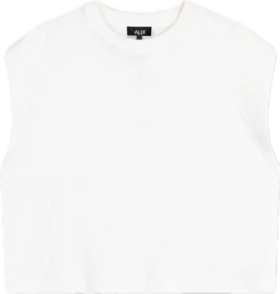 wit shirt mouwloos