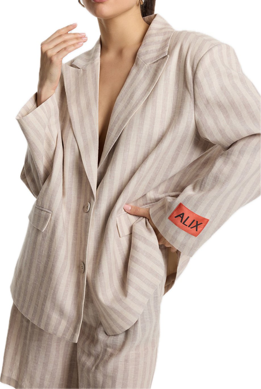 blazer met strepen