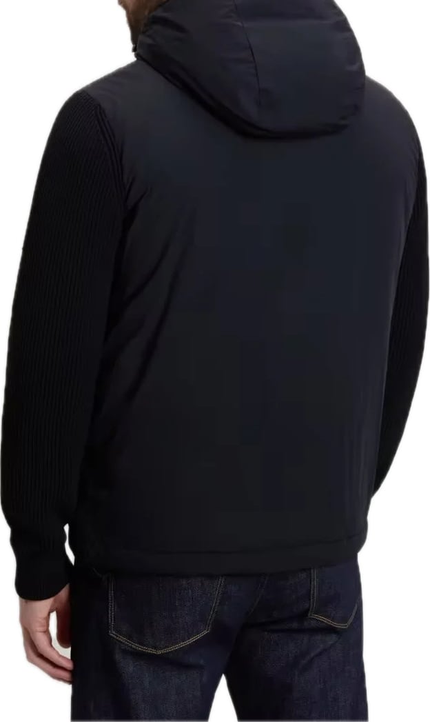 Matt Stretch Hybrid Jacket Black