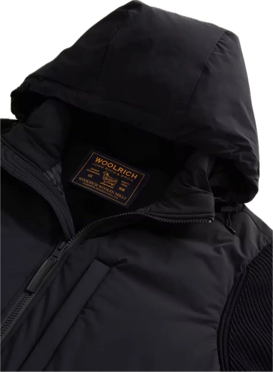 Matt Stretch Hybrid Jacket Black