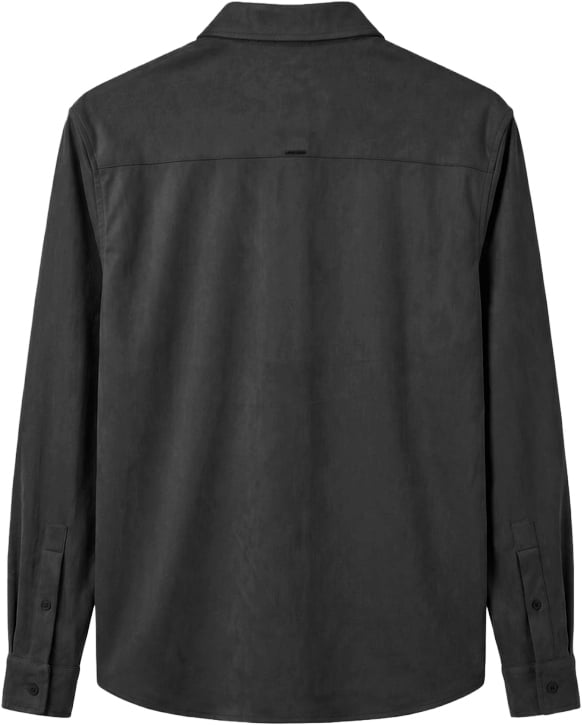 Overhemd Suede zwart
