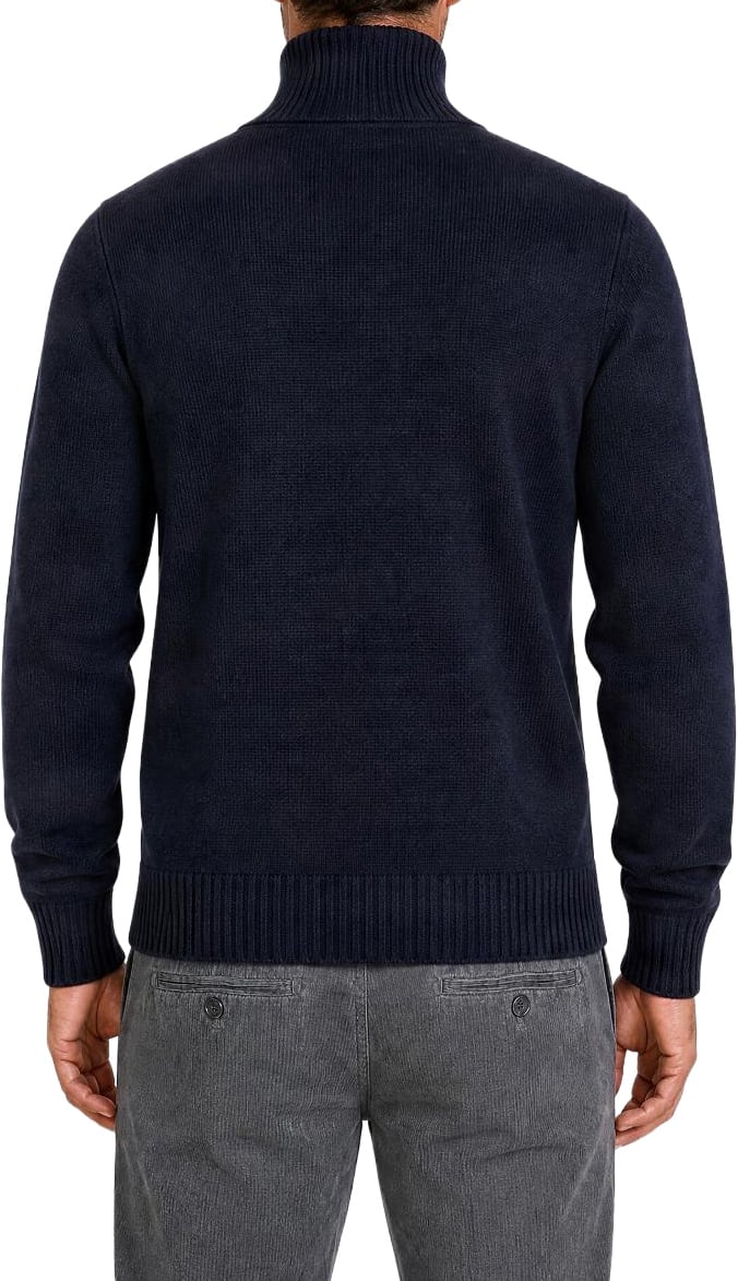 navy zip up