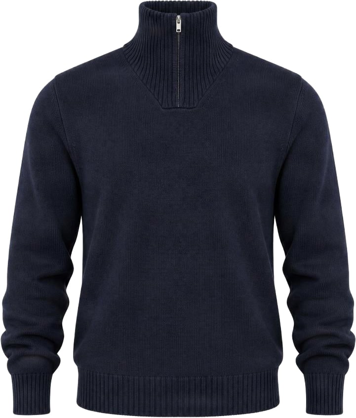 navy zip up