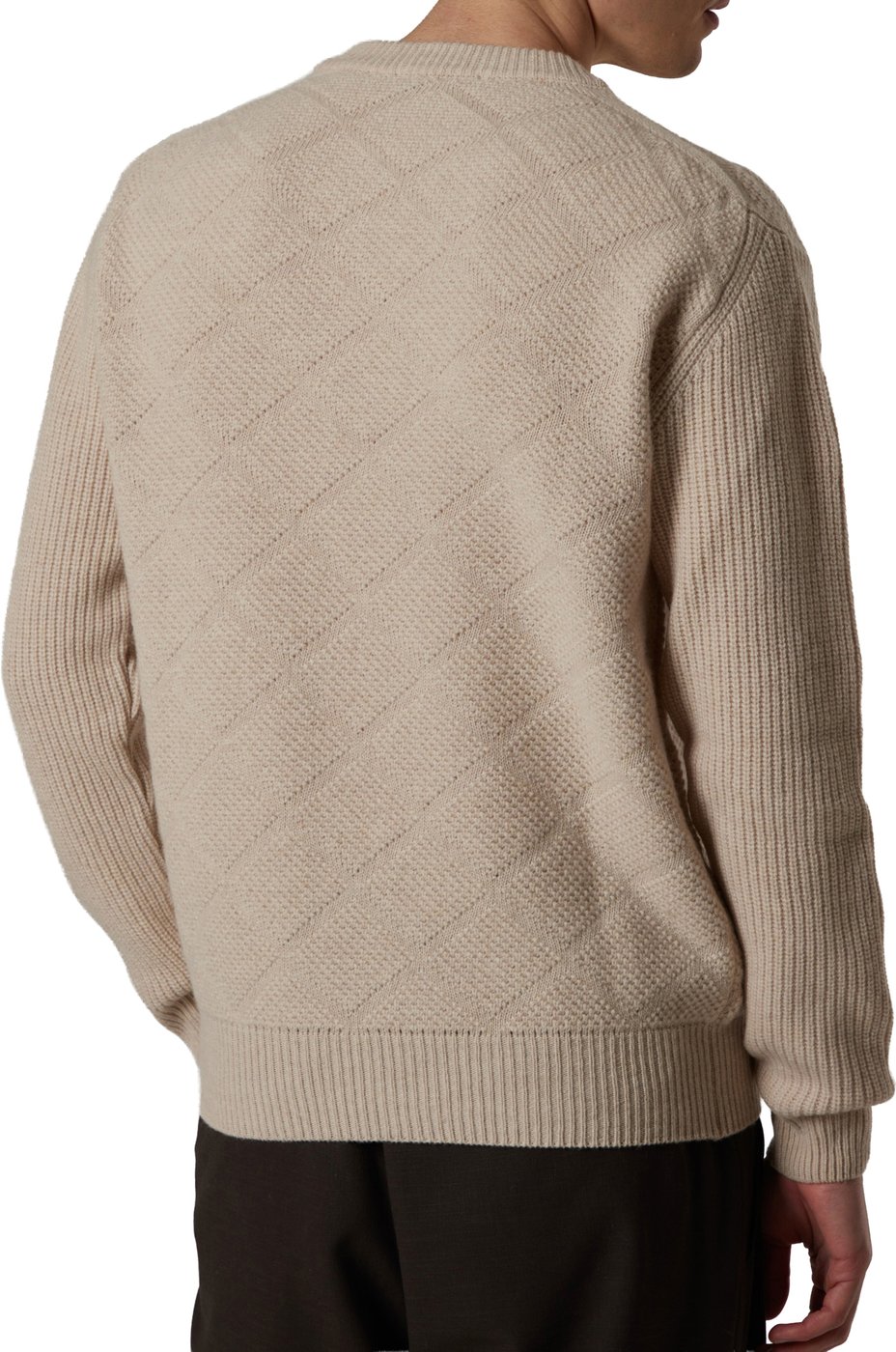 zand sweater ruitje
