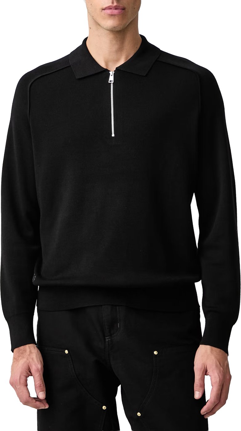 zip up zwart