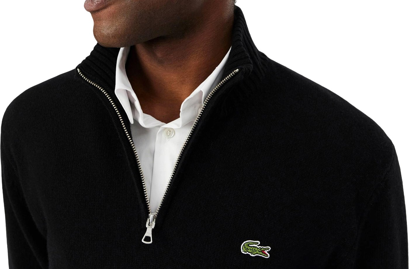 zwarte half zip sweater