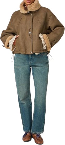 jesmay jacket wollen kraag