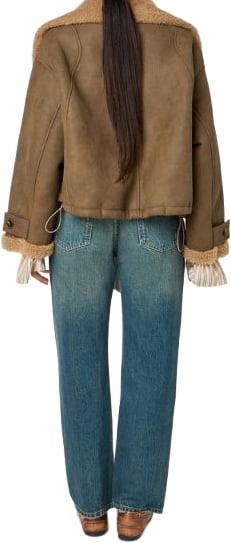 jesmay jacket wollen kraag