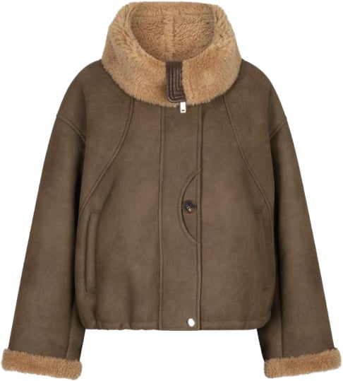 jesmay jacket wollen kraag