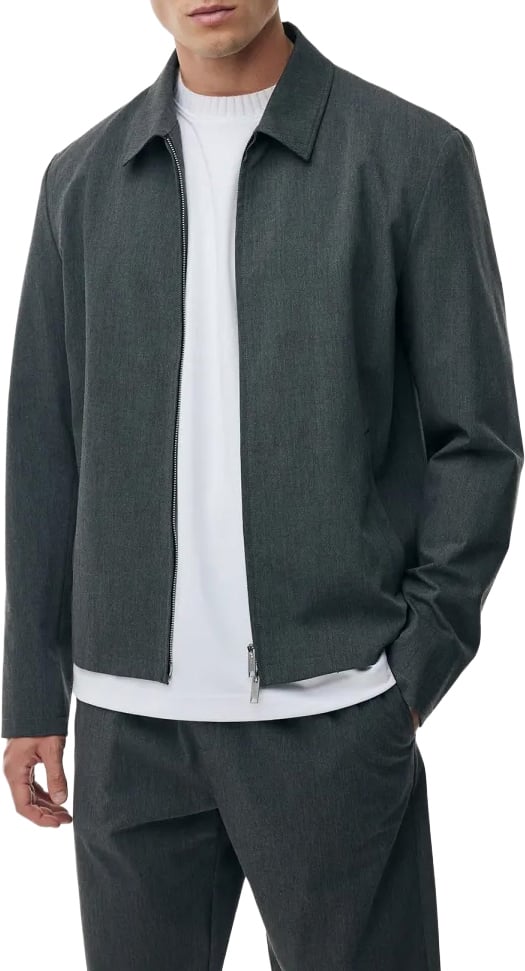 Monogram Jacket Viper Donkergrijs