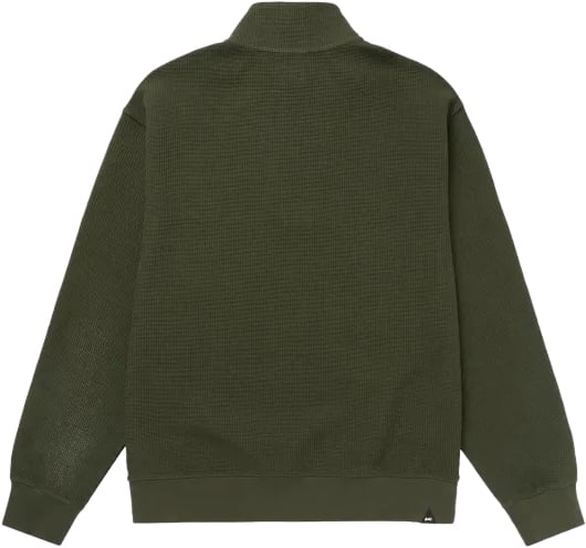 Scissor Zip Waffle Knit
