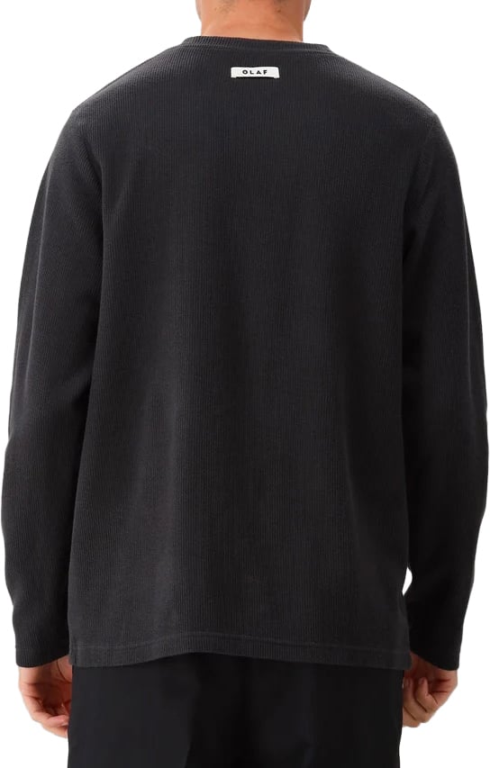 Ribbed T-shirt ls